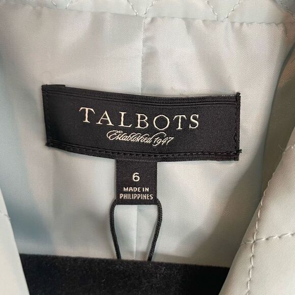 Talbots Quilted Tailored Blazer Size 6 New - Picture 4 of 6